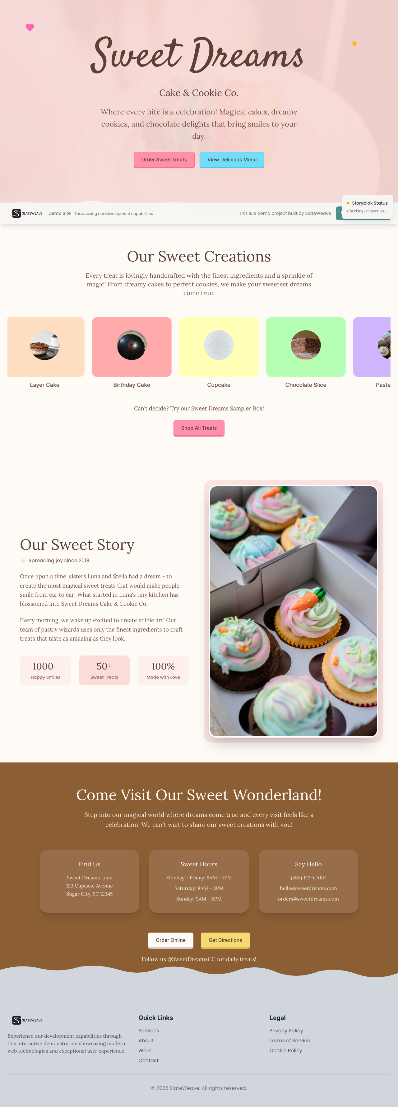 A Sweet Digital Experience for Local Bakery project screenshot